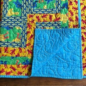Sesame Street Handmade Quilt Elmo Big Bird Cookie Monster